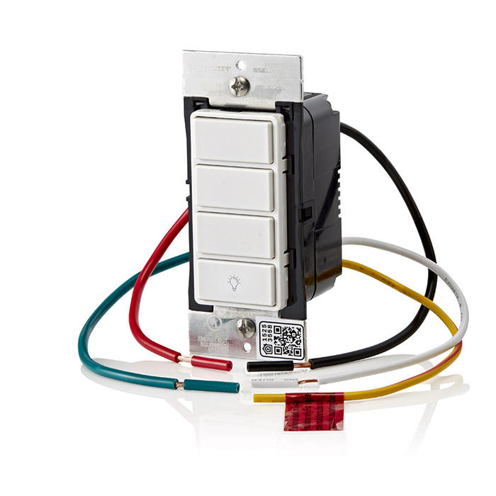 Leviton Decora Smart WiFi Scene Controller with On Off Switch Built In, Gen2