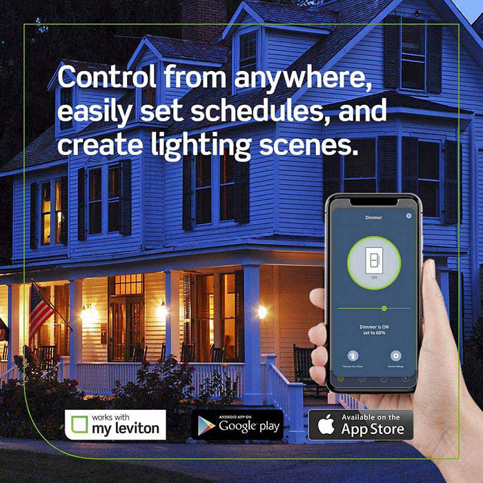 Leviton Decora Smart WiFi Voice Dimmer with Alexa Built In