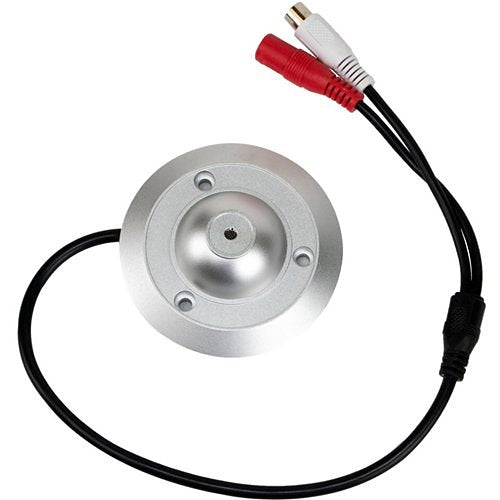 CAMMICW Speco Weather Resistant Line Level Microphone/ Audio Pickup for Use with Camera