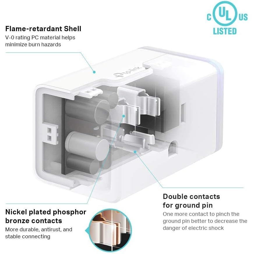 TPLink Kasa WiFi Smart Plug Mini, 2 Pack