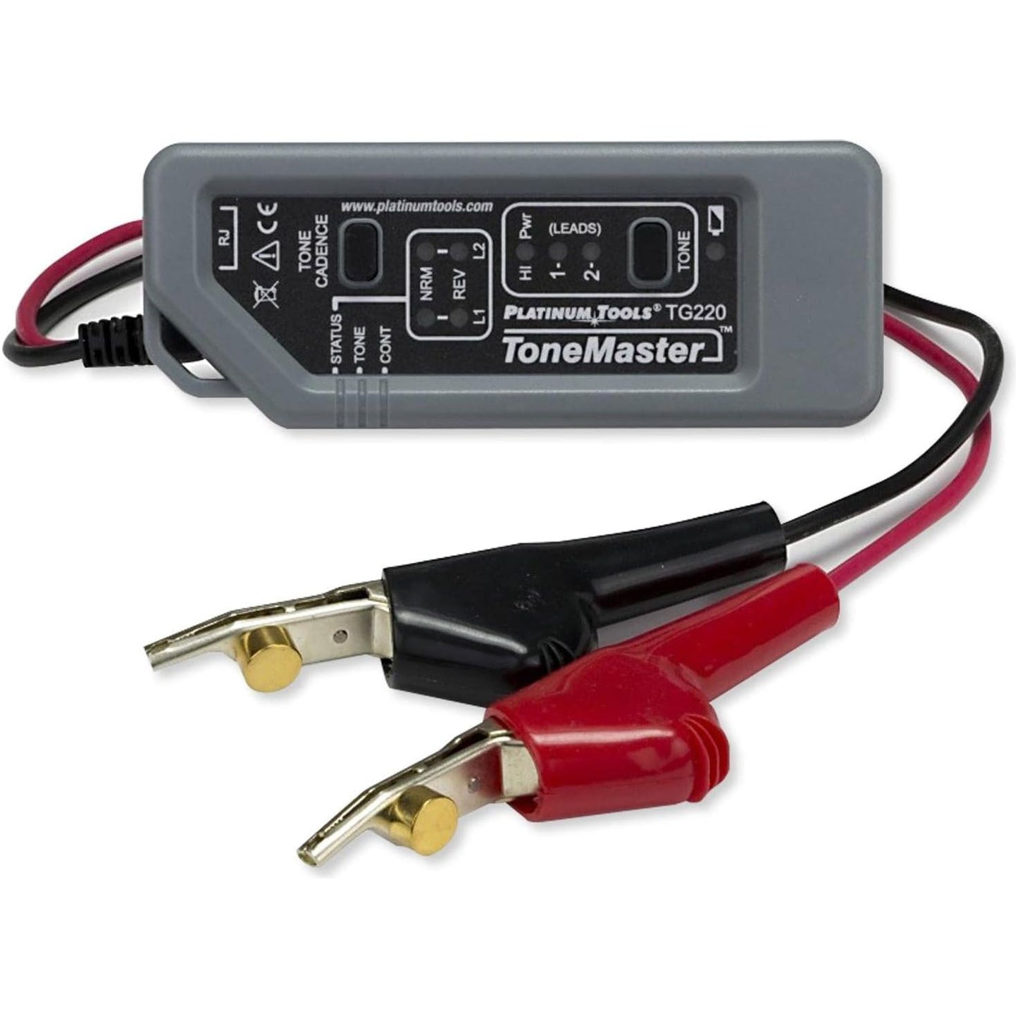 Générateur de sons haute puissance Platinum Tools Tone Master avec pinces Bed-of-Nails