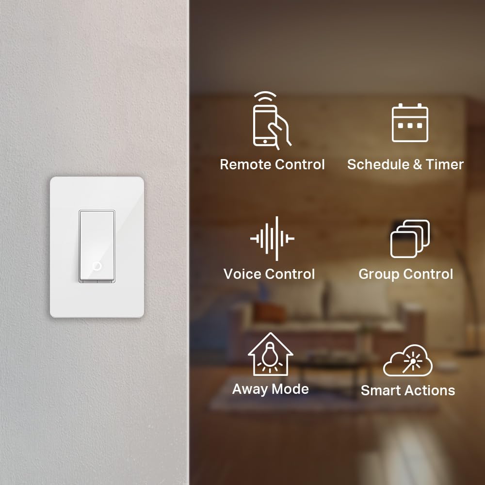 TPLink Kasa Smart WiFi On Off Light Switch
