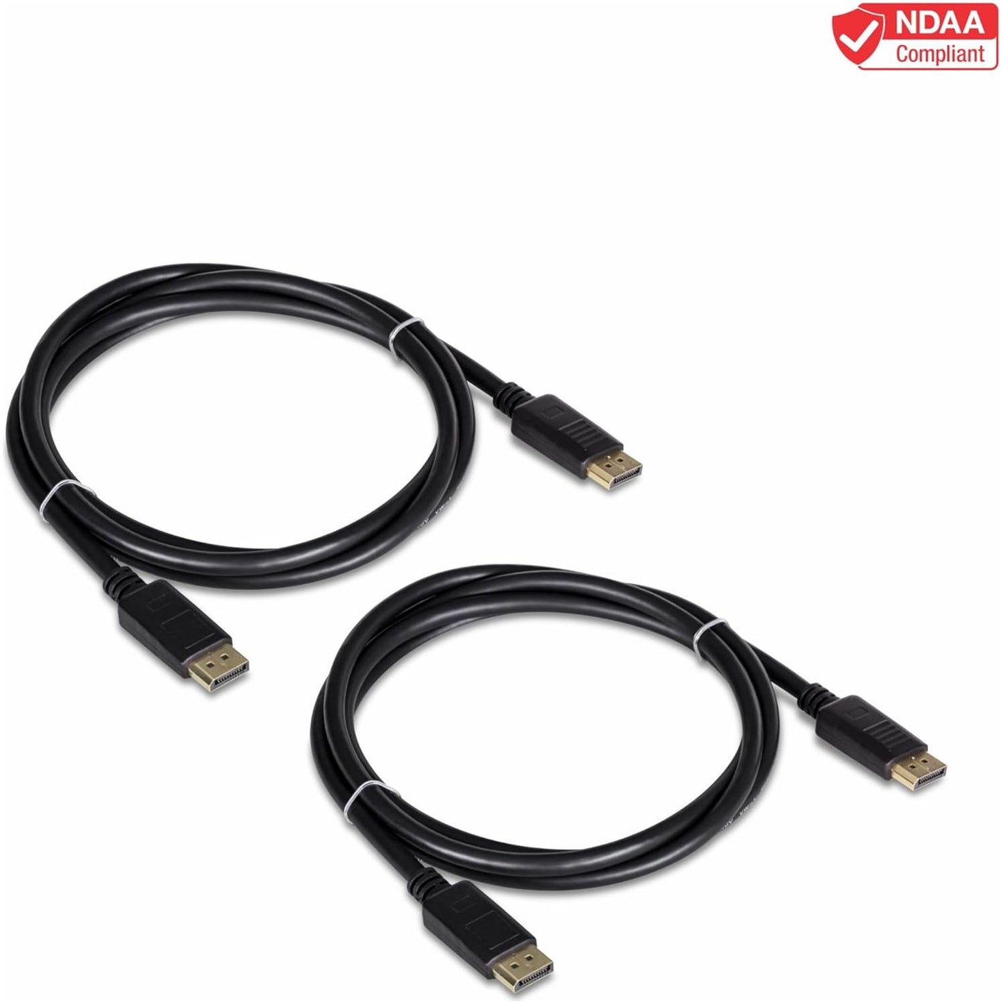 TRENDnet 6 ft. DisplayPort 1.2 Cable - 2 pack