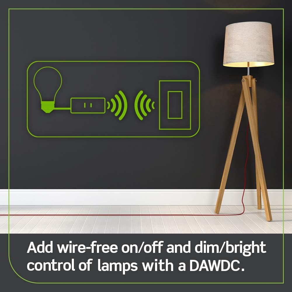 Leviton Decora Smart 2nd Generation WiFi Mini Plug In Dimmer, Matter Supported