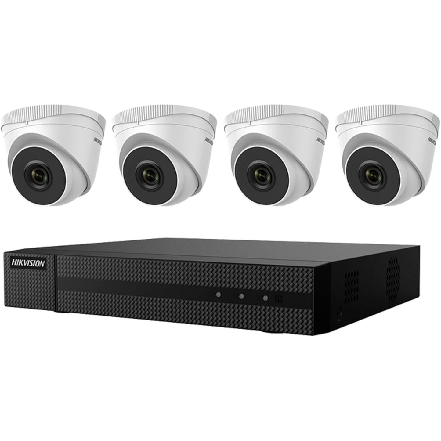 Hikvision IP Security Camera Kit 4 Channel 4K NVR with 4 x 4MP Turret Cameras