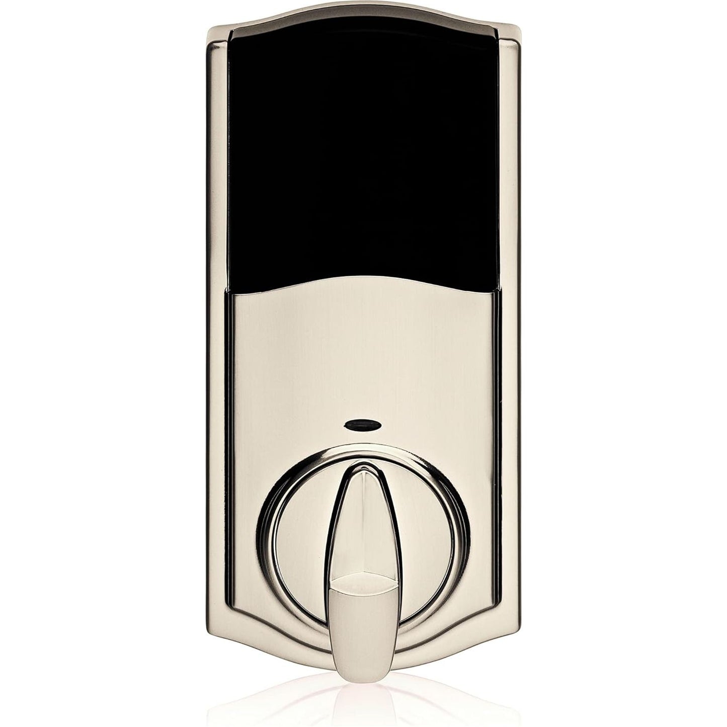 Weiser Zwave Plus Traditional Touch Screen Deadbolt Smart Lock, Satin Nickel