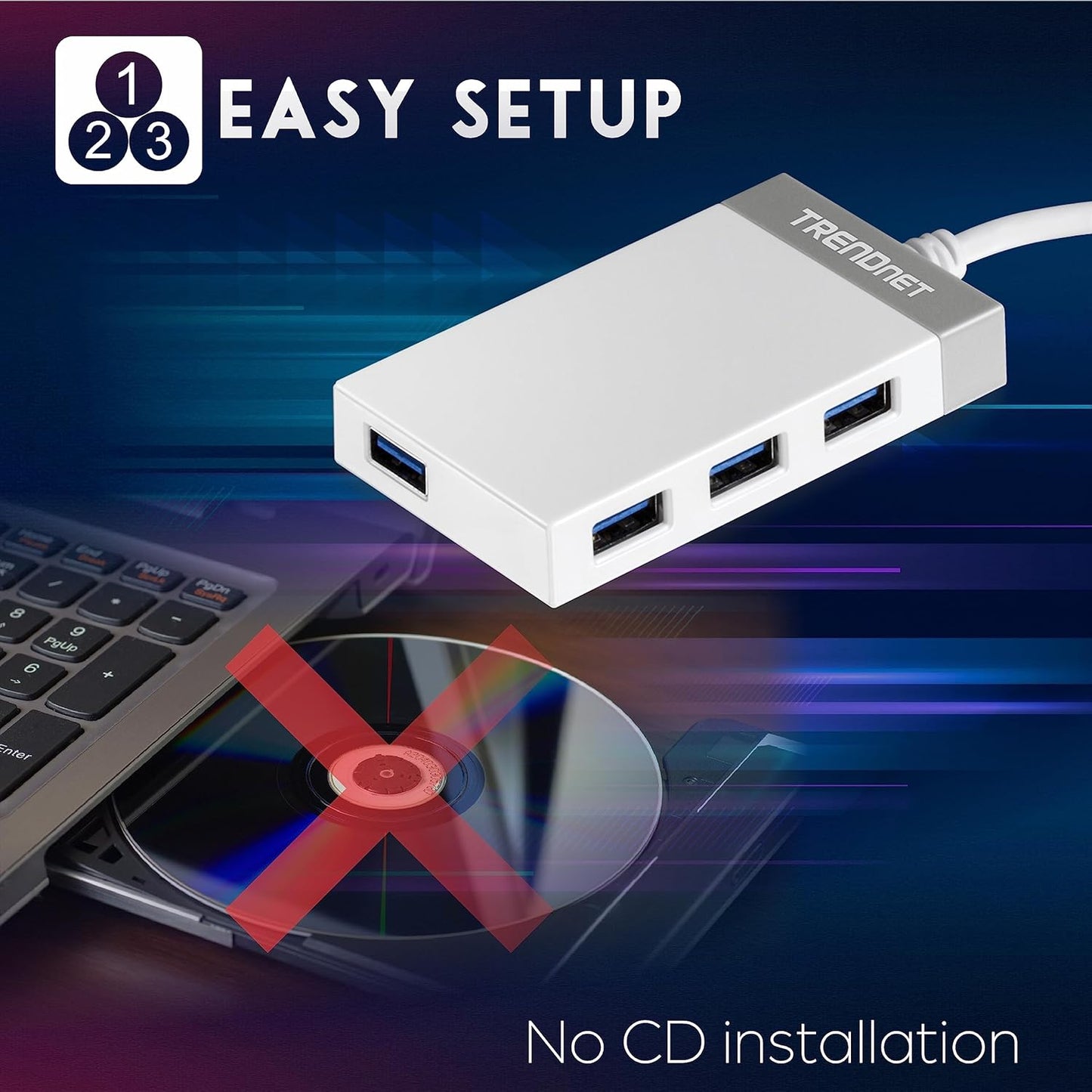 TRENDnet 4 Port USB-C Hub