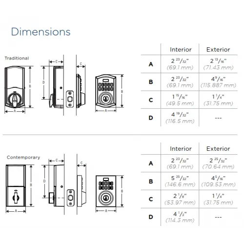 Weiser ZWave 700 Push Button Deadbolt Smart Lock, Satin Nickel