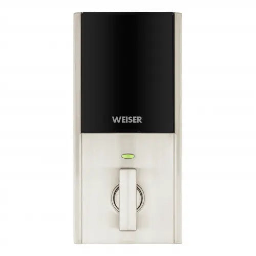 Weiser Zwave 700 Push Button Contemporary Deadbolt Smart Lock,Satin Nickel