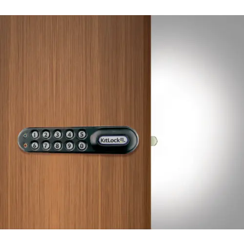 Codelocks KL1000 Classic KitLock Electronic Locker Lock, Left Hand, Black