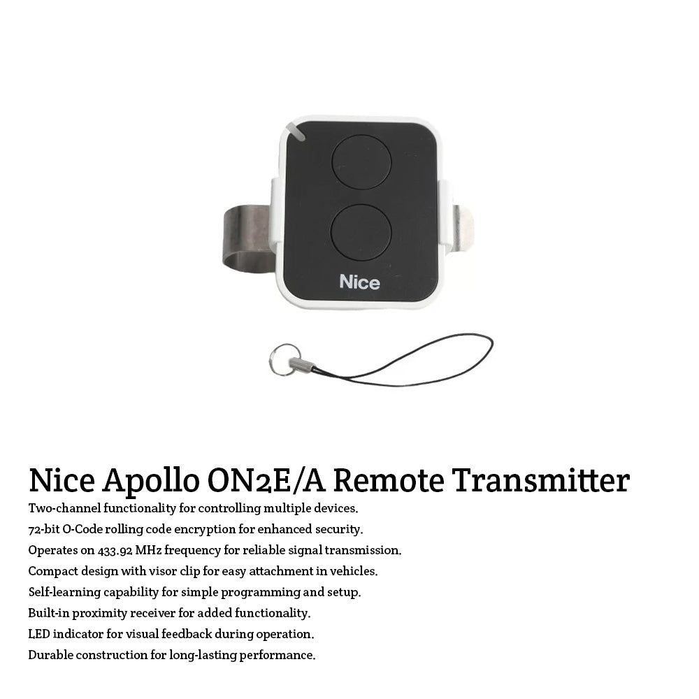 Nice Apollo 310 Dual Swing Gate Opener: Customizable, Dependable, Residential & Commercial