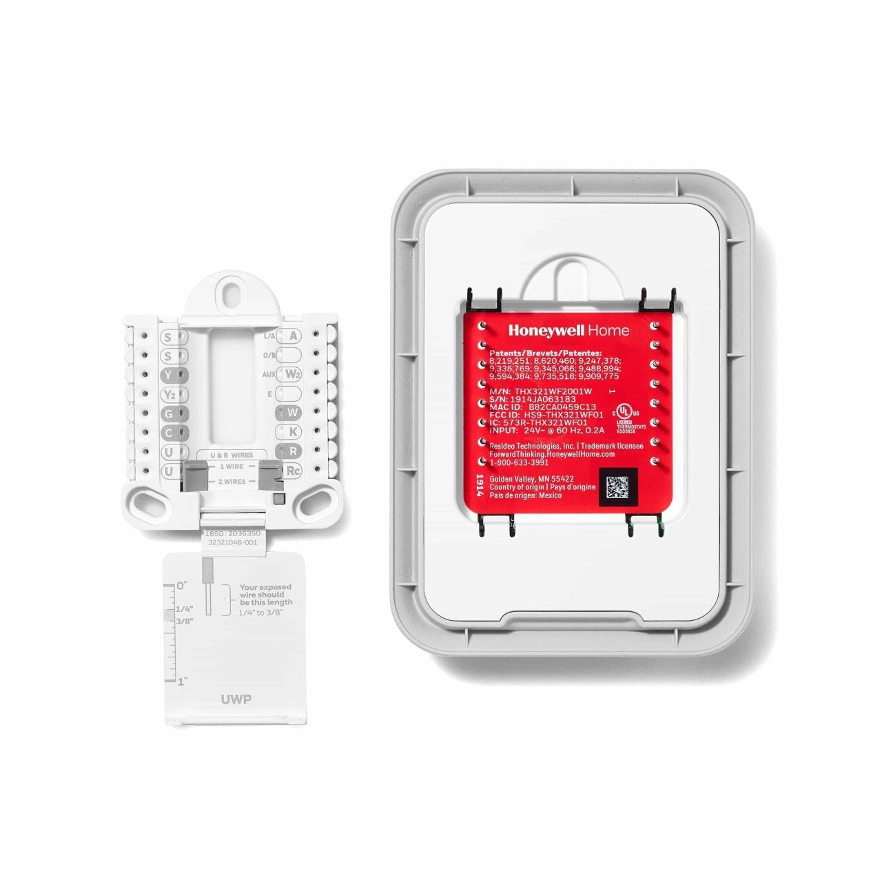 Thermostat intelligent WiFi Honeywell T10+ Pro avec prise en charge RedLINK