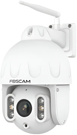 Foscam 8MP 4K Outdoor WiFi PTZ 4X Zoom Camera,50M IR,White LED,Auto Track,Siren