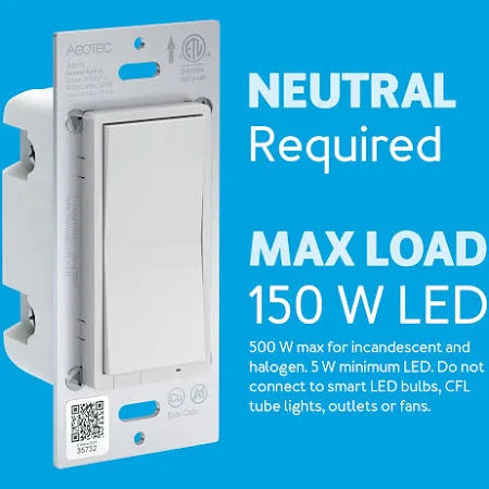 Aeotec Illumino ZWave 700 Wall Dimmer
