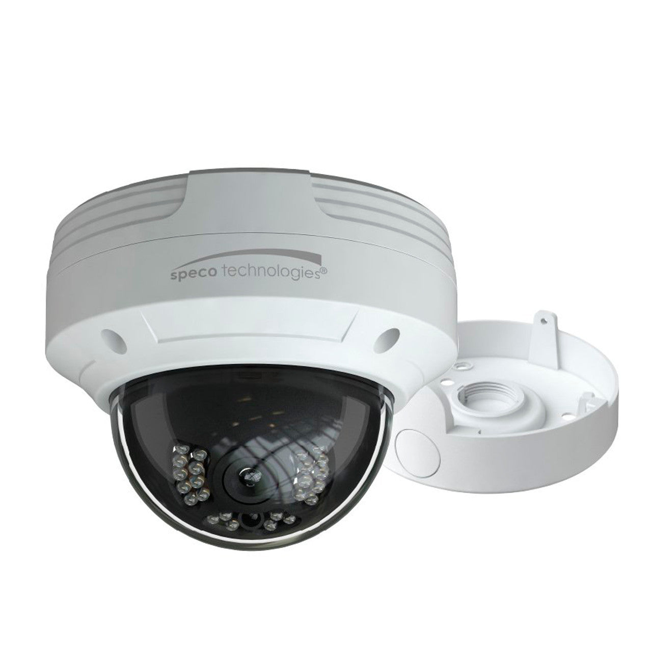 Speco Combo 2MP HDTVI, HDCVI, AHD IR Motorized Dome Camera with Junction Box