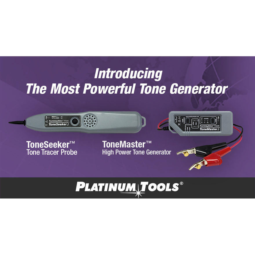 Sonde de traçage de tonalité Platinum Tools Tone Seeker, à clapet