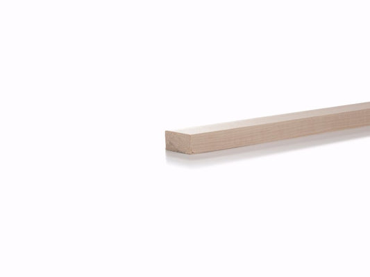 1" x 2" x 8' Maple Hardwood Hobby Board S4S