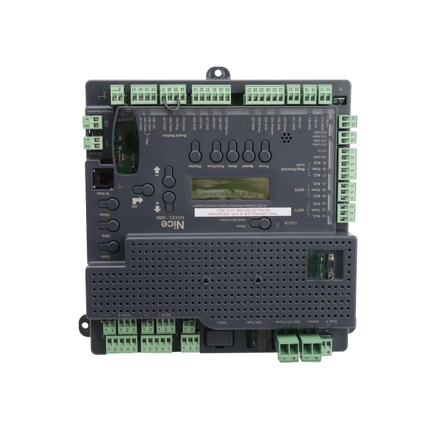 Nice Apollo 1050i Universal Smart Control Board: Gate Opener Logic Circuit
