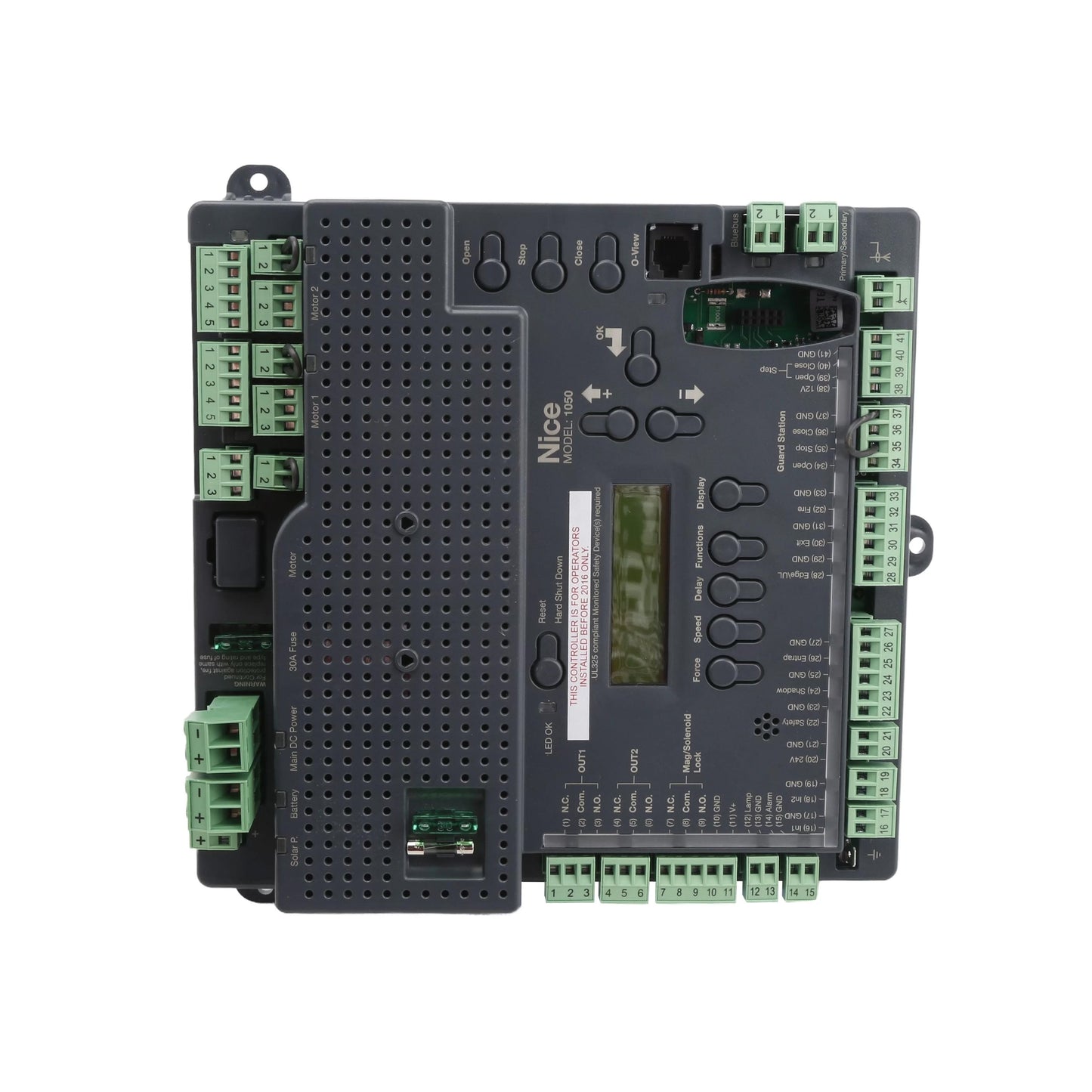 Nice Apollo 1050i Universal Smart Control Board: Gate Opener Logic Circuit