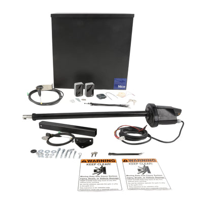 Nice Apollo 1550ETL-1K Single Swing Gate Opener Kit w/ 1050 Control Board