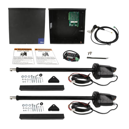 Nice Apollo 1600 Dual Swing Gate Opener Kit w/ 636 Control Board