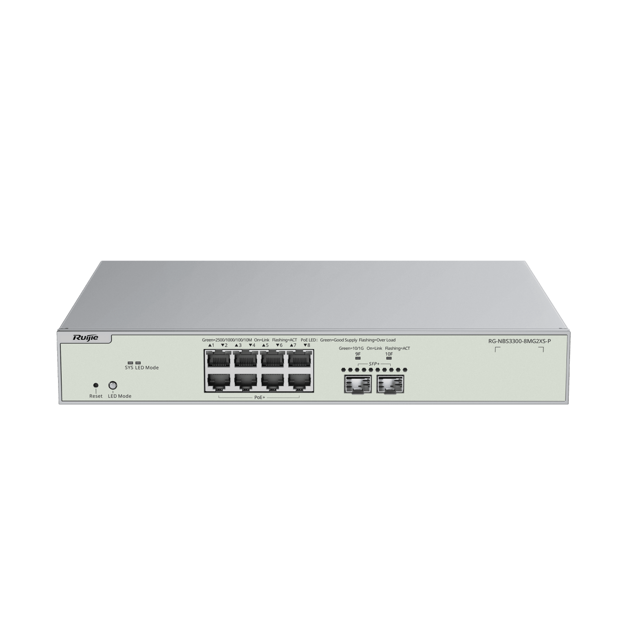 Reyee Enterprise Grade 8 Port 2.5 Gigabit PoE+ Switch