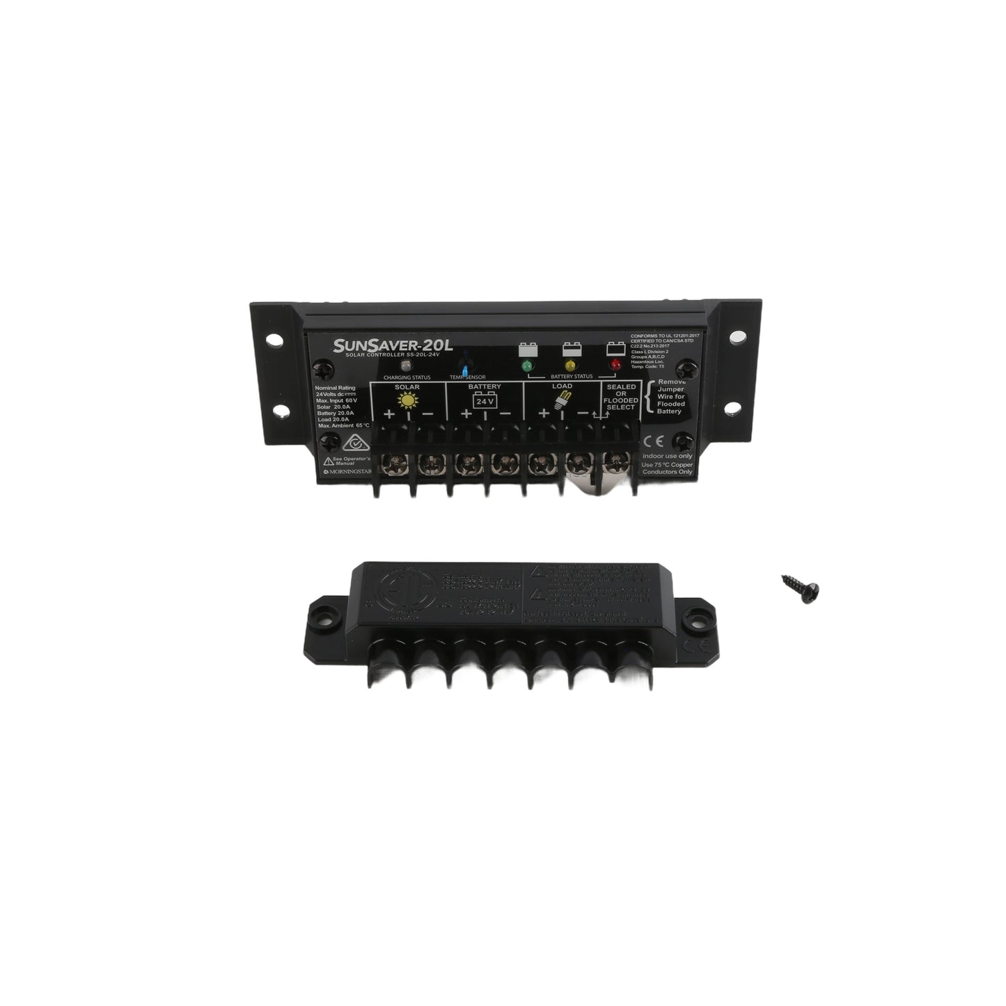 Nice Apollo 20L24 24VDC Solar Panel Charge Controller for Gate Openers