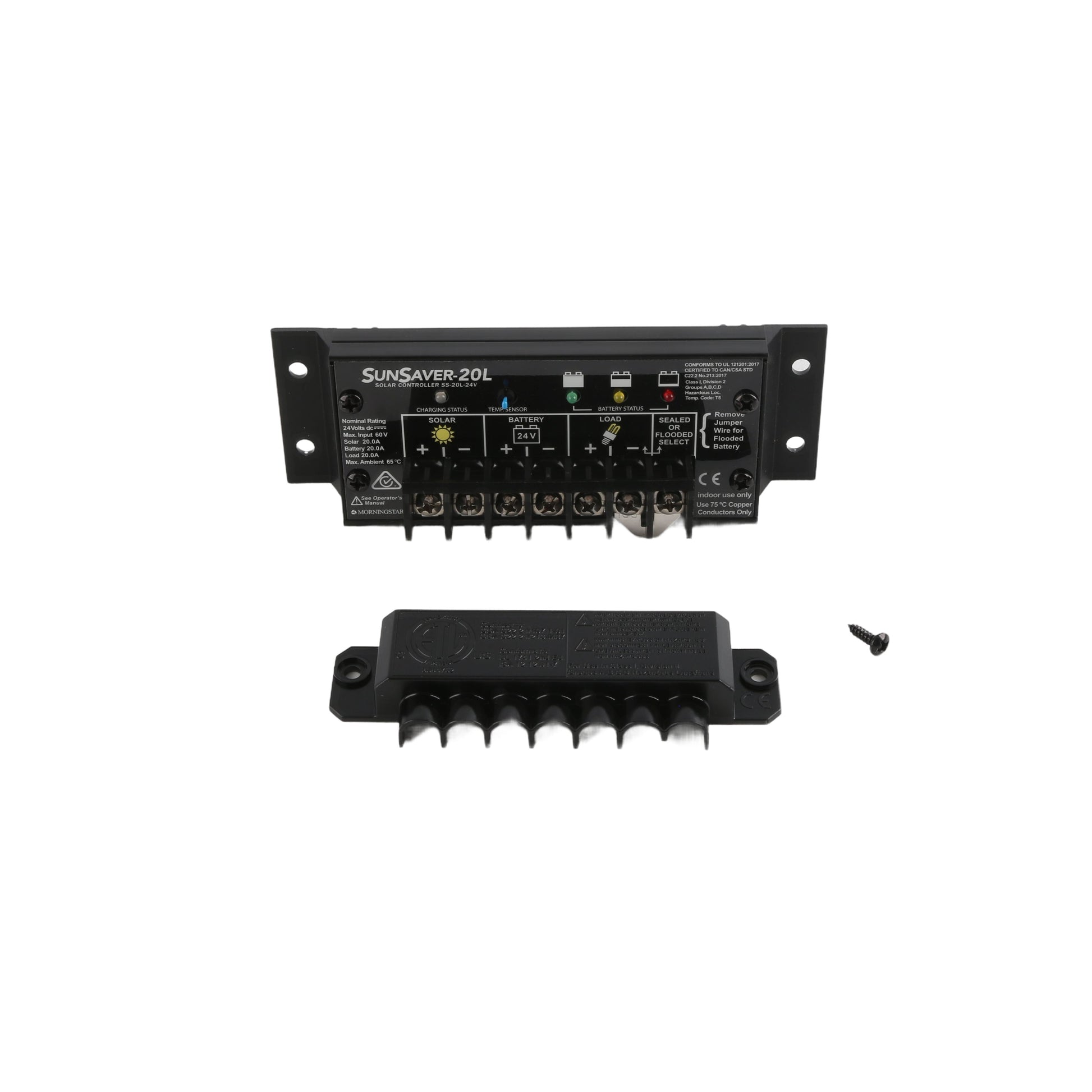 Nice Apollo 20L24 24VDC Solar Panel Charge Controller for Gate Openers