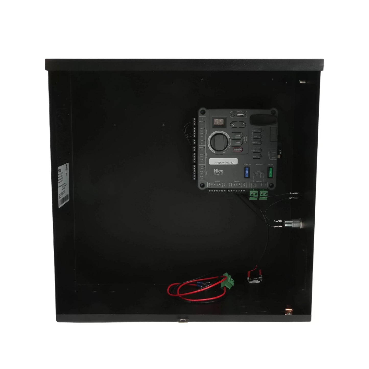 Nice Apollo Vanguard 3500ETL-1K Commercial Single Swing Gate Opener Kit w/ 310 Control Board