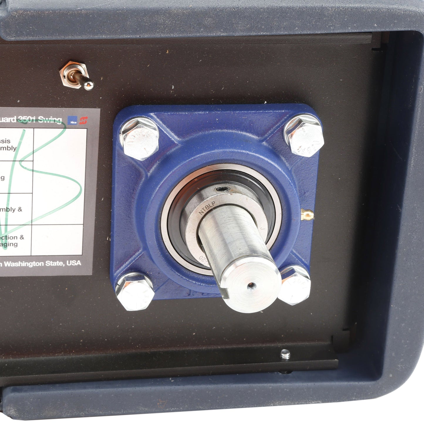 Nice Apollo 35-2 Dual Swing Gate Opener Chassis Kit with 42' Harness