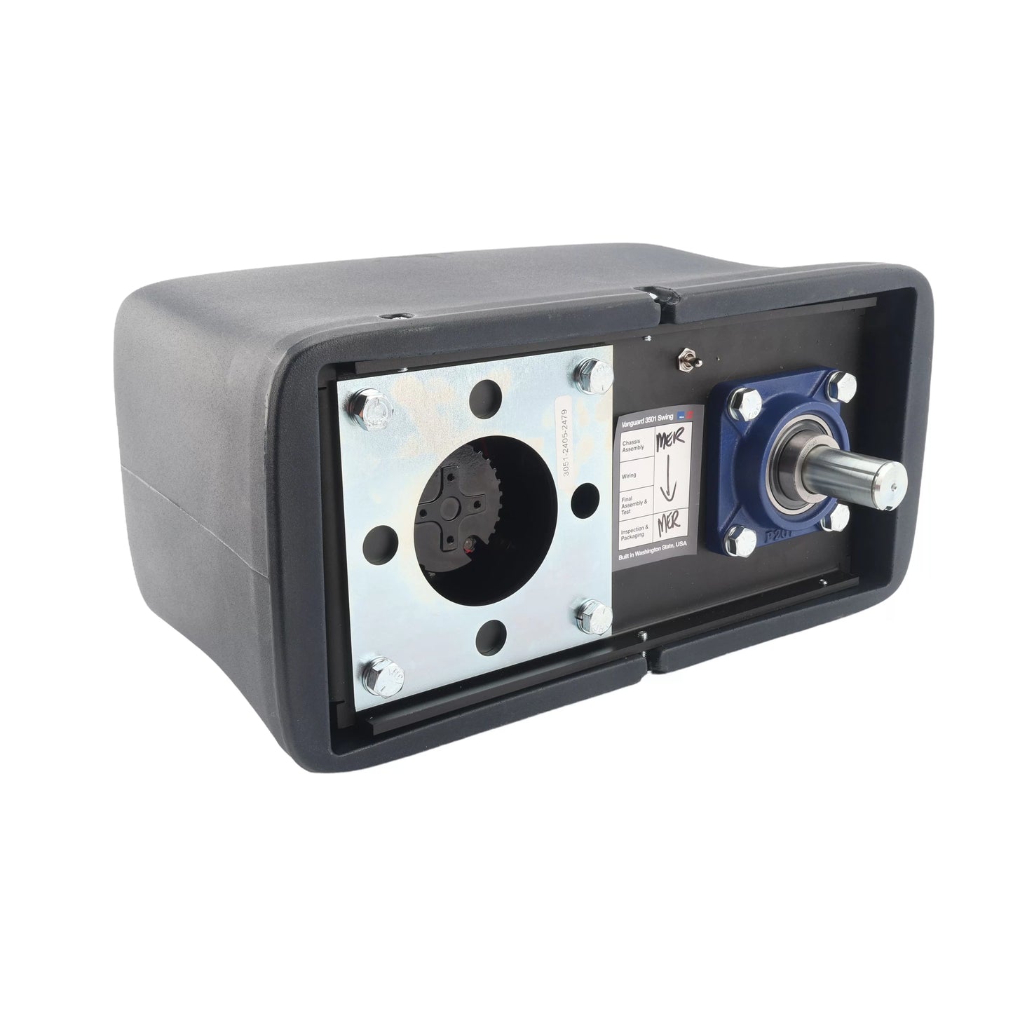 Nice Apollo Vanguard 3500ETL-1K Commercial Single Swing Gate Opener Kit w/ 310 Control Board