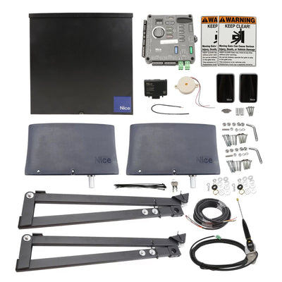 Nice Apollo Vanguard 3600ETL-1K Commercial Dual Swing Gate Opener Kit w/ 310 Control Board