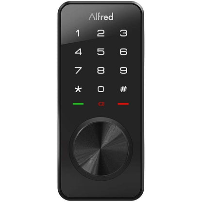 Alfred DB1 Smart Lock with Bluetooth, Key, Black