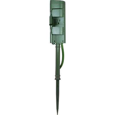 Enbrighten WiFi Smart Plug, Yard Stake, 6-Grounded Outlets, Simultaneous Control