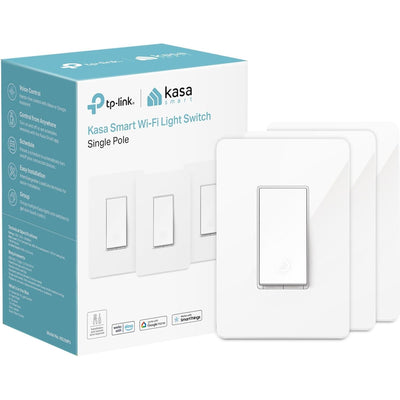 TPLink Kasa Smart WiFi On Off Light Switch, 3 Pack