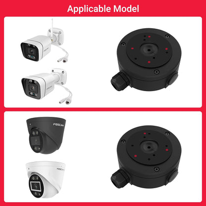 Waterproof Case for Camera Cables Black - Foscam