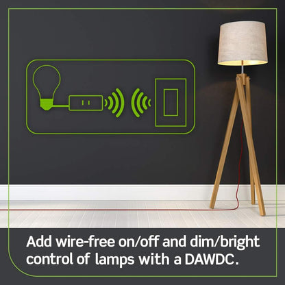 Leviton Decora Smart 2nd Generation WiFi Mini Plug In Dimmer, Matter Supported