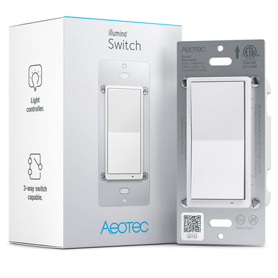 Aeotec Illumino ZWave 700 On/Off Wall Switch