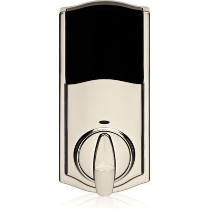 Weiser Zwave Plus Traditional Touch Screen Deadbolt Smart Lock, Satin Nickel
