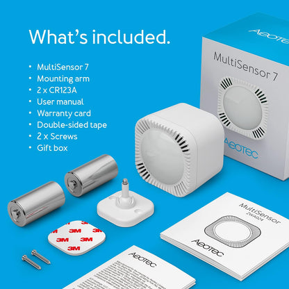 Aeotec Zwave Multisensor 7 Motion, Temperature, Light, Humidity