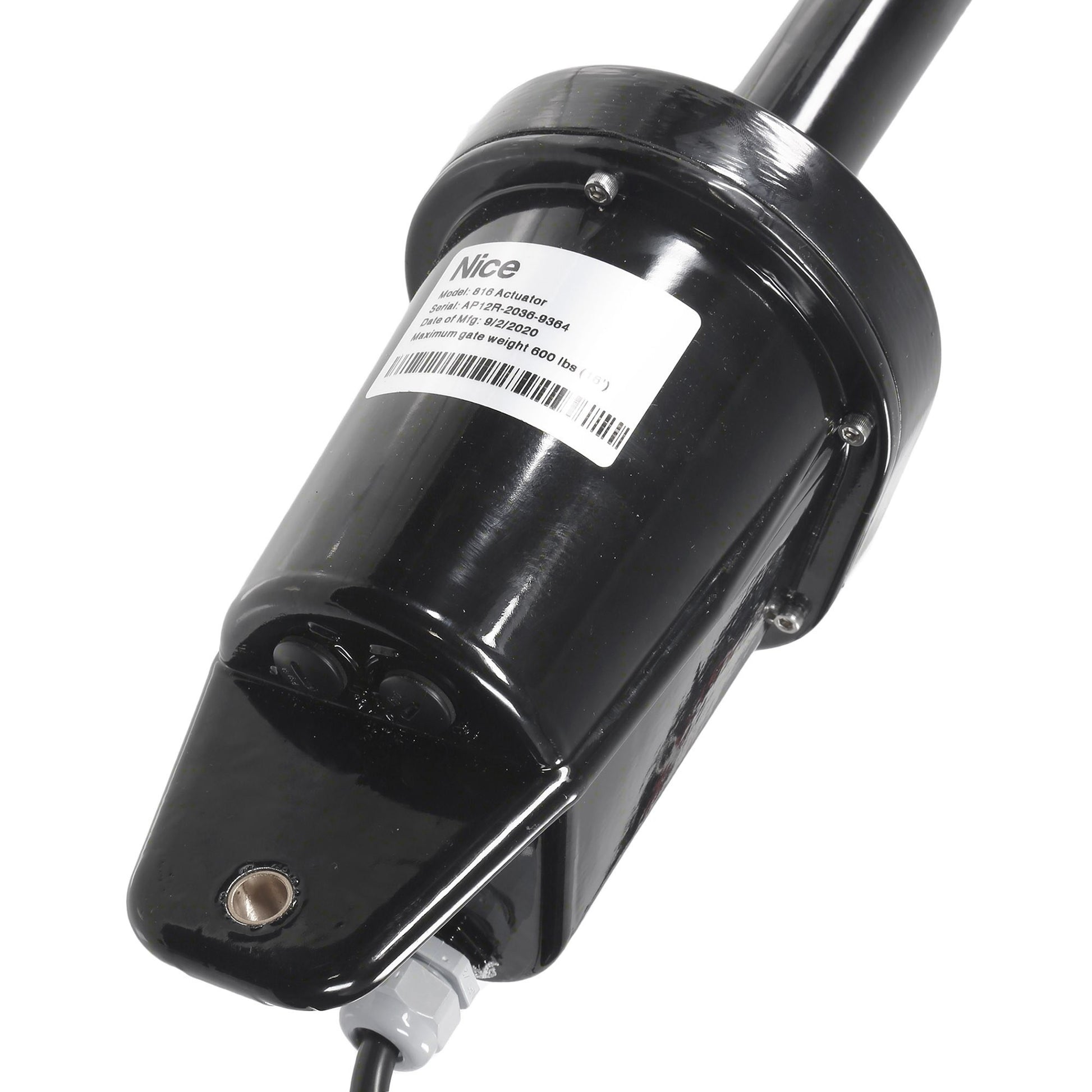 Nice Apollo SMART 816-1 Gate Actuator: Durable Swing Arm Replacement with 12ft Cord