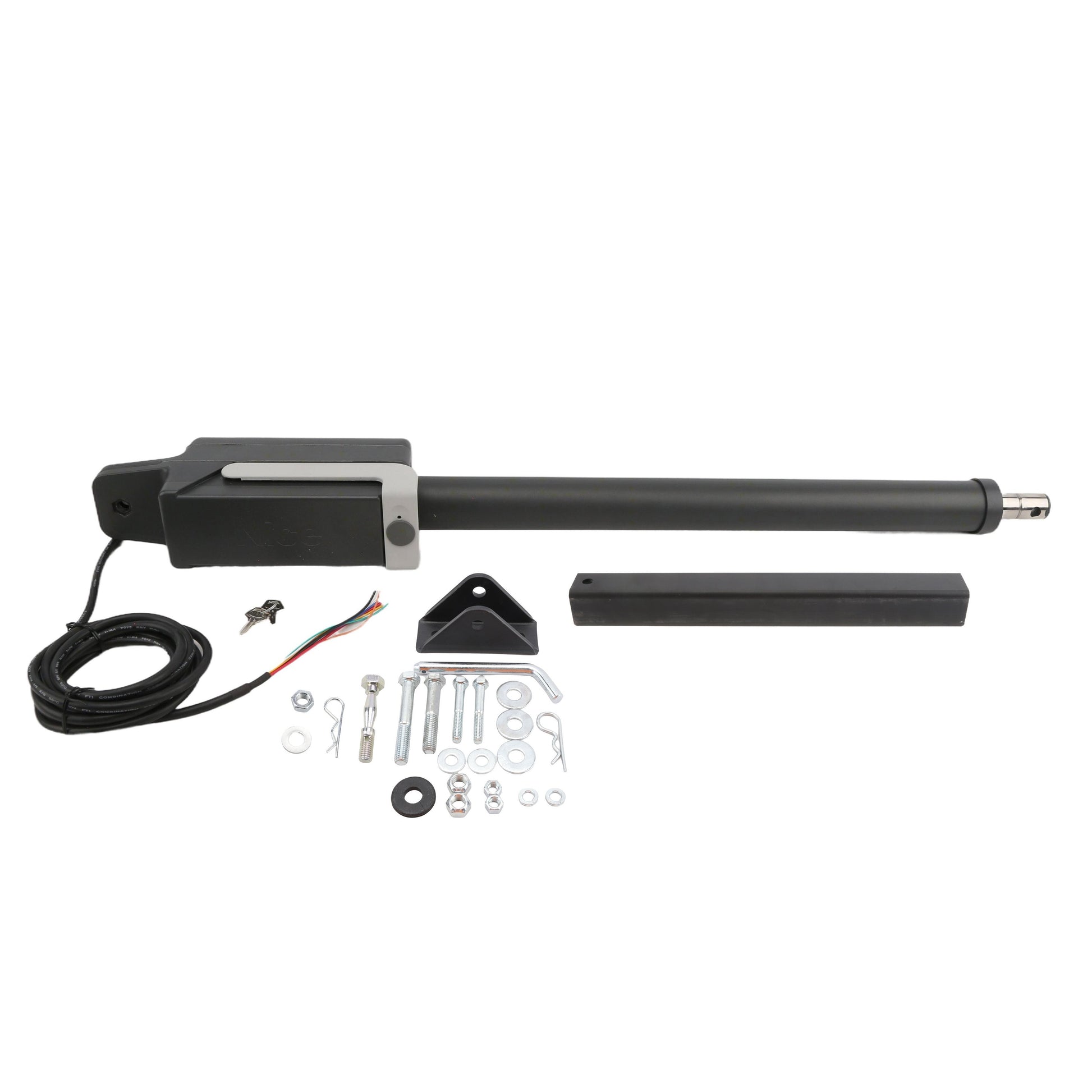 Nice Titan 20ft Gate Actuator Arm, 12V Encoder, 12ft Harness, Mounting Hardware
