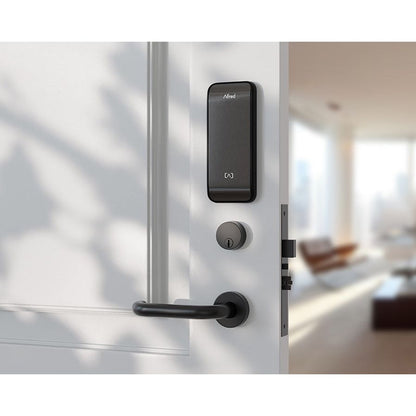 Alfred ML2 Mortise Lock with Bluetooth, RFID, Black - Smart Panel Only
