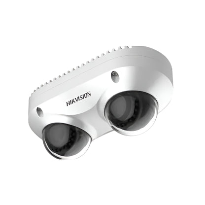 Hikvision 10MP (2 x 5MP) Dual-Lens PanoVu 2.8MM, White