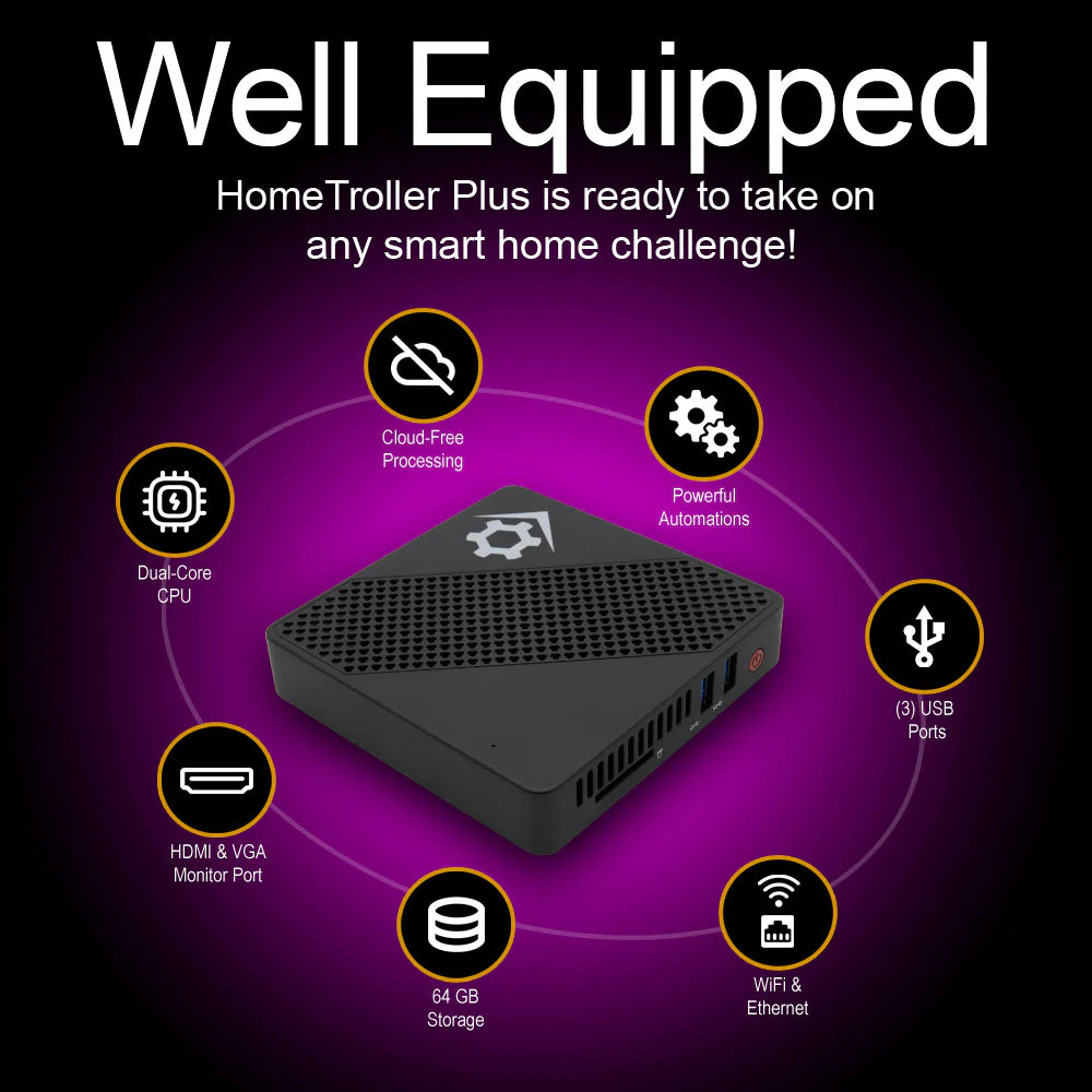 HomeSeer HomeTroller Plus Smart Home Hub