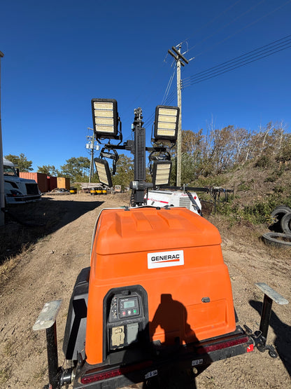 Generac Mobile Light Tower | 6kW | Diesel | 23 ft | 320W LED