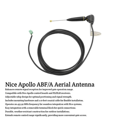 Nice Apollo 310 Dual Swing Gate Opener: Customizable, Dependable, Residential & Commercial