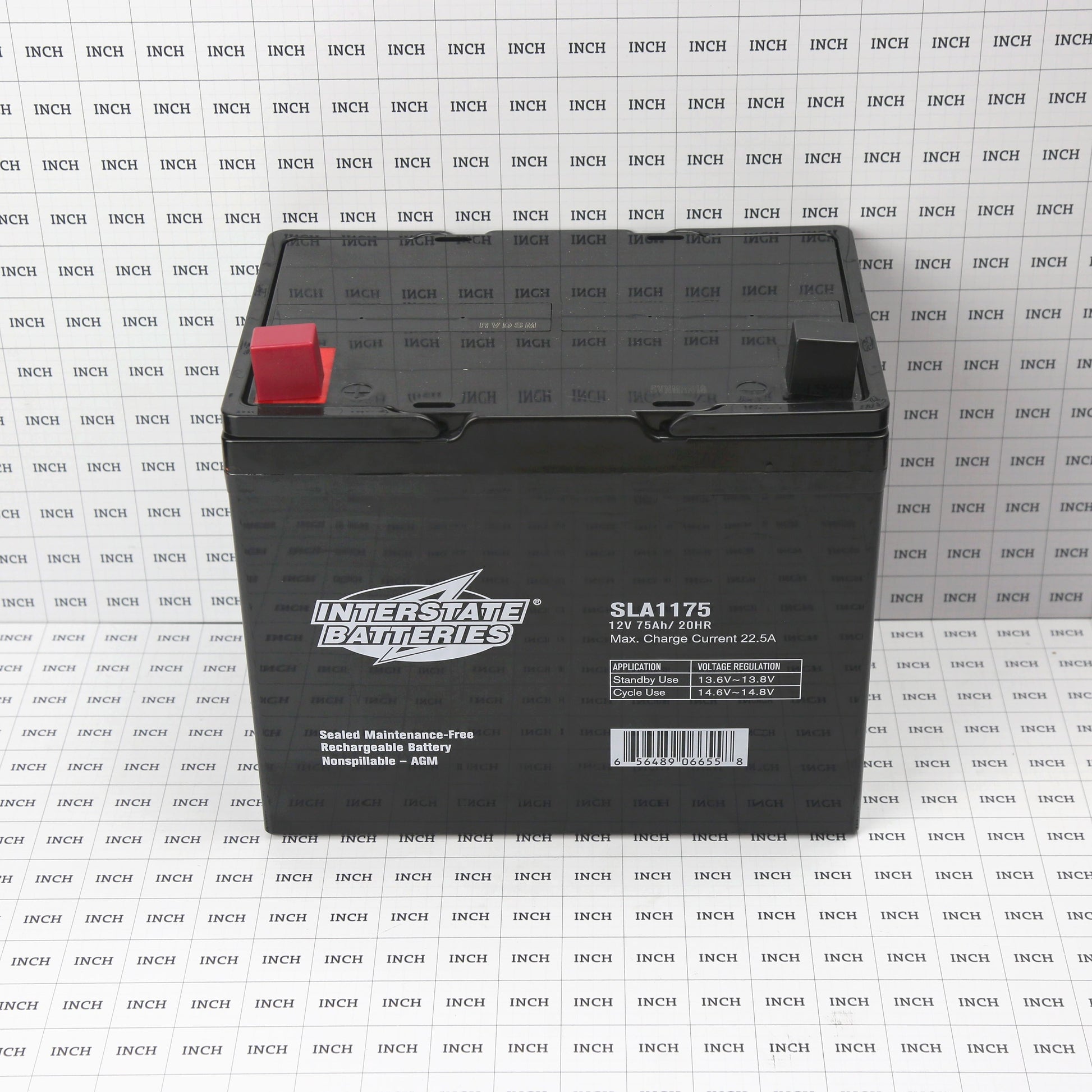 Interstate 12V 75Ah SLA AGM Battery for Gate Openers & Solar Systems
