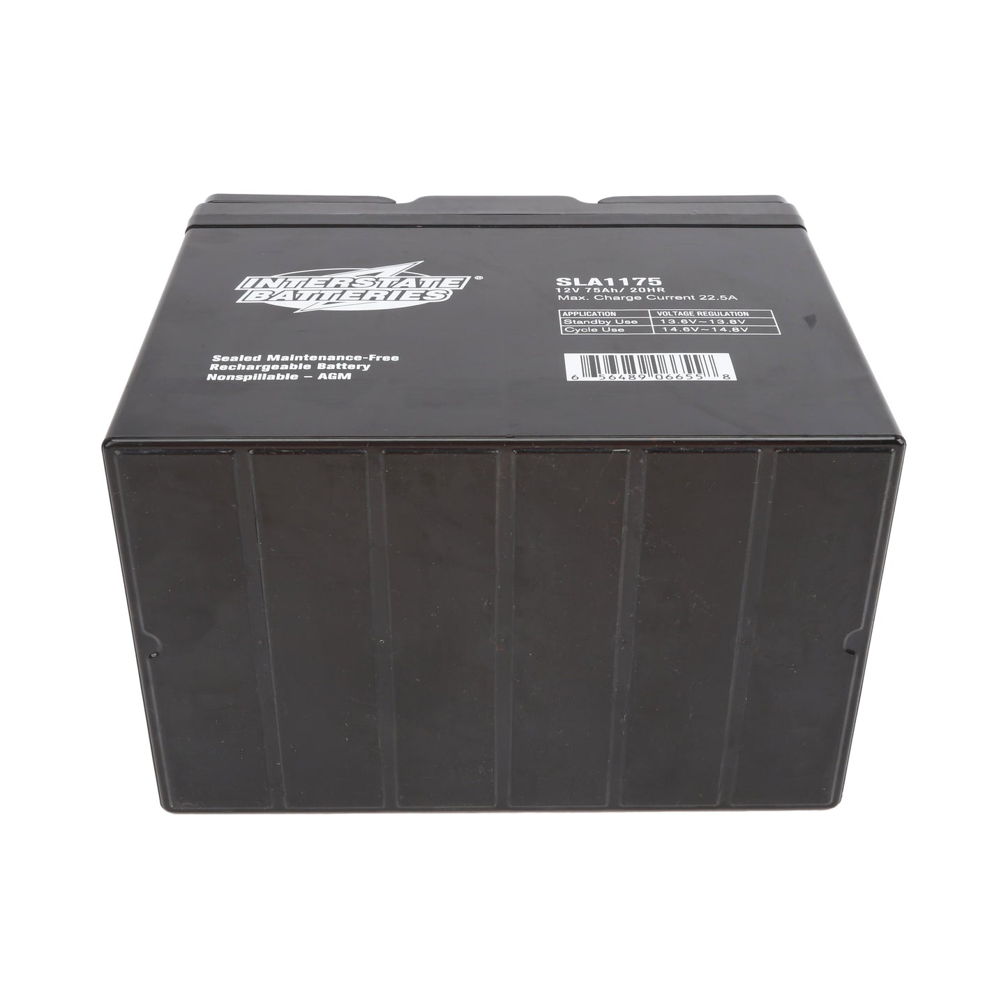 Interstate 12V 75Ah SLA AGM Battery for Gate Openers & Solar Systems