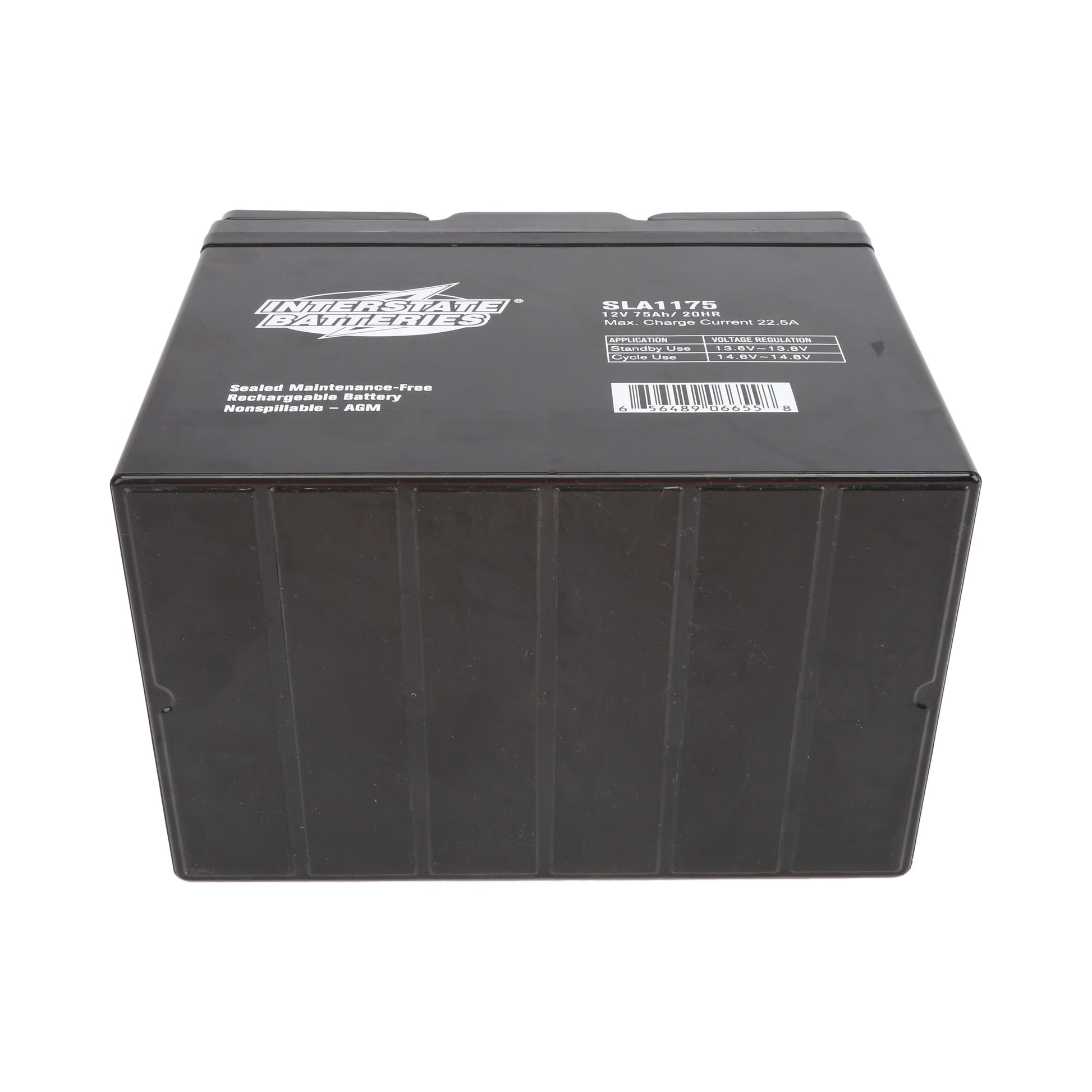 Interstate 12V 75Ah SLA AGM Battery for Gate Openers & Solar Systems